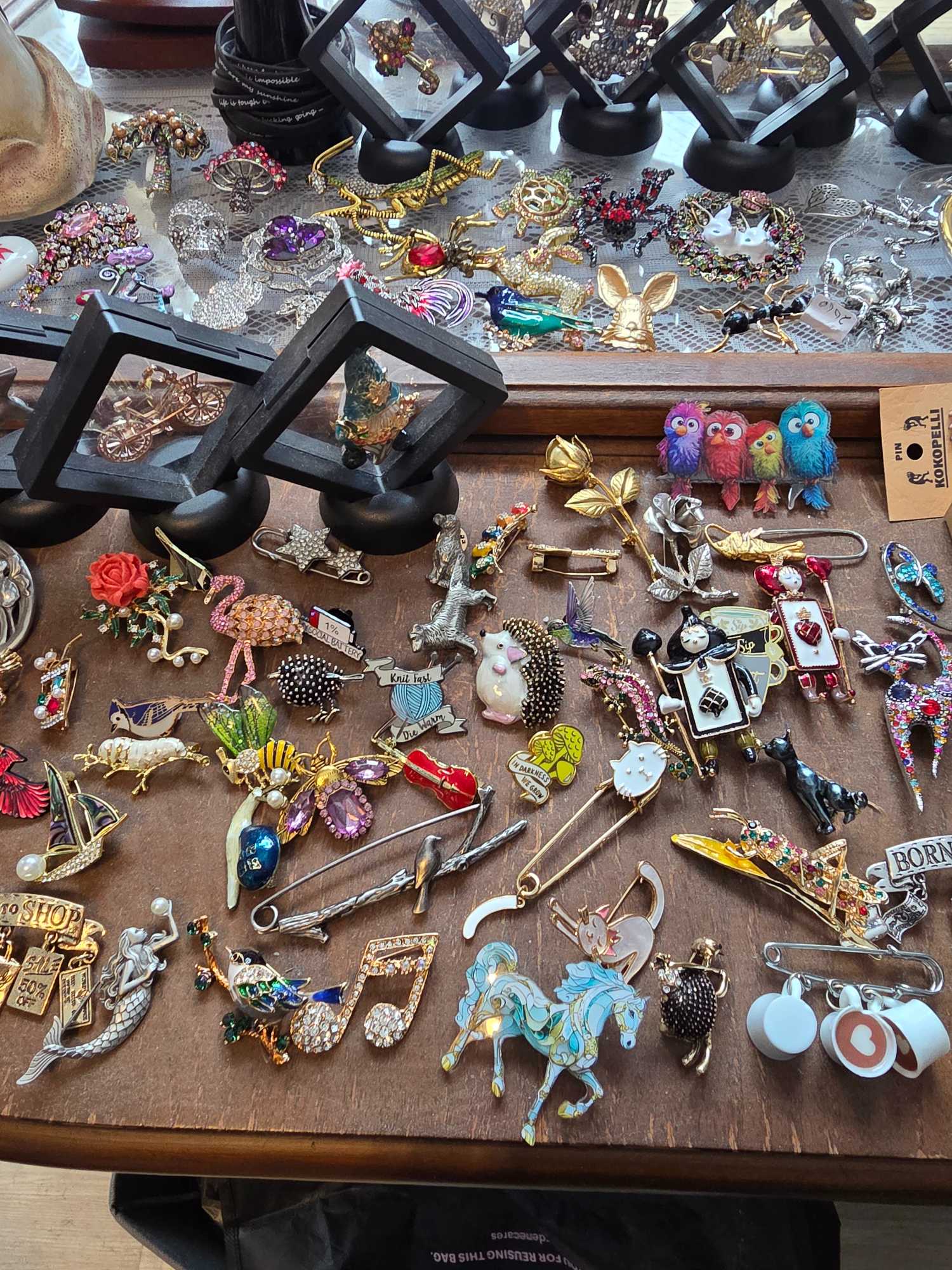 A Variety Of Unique Pins